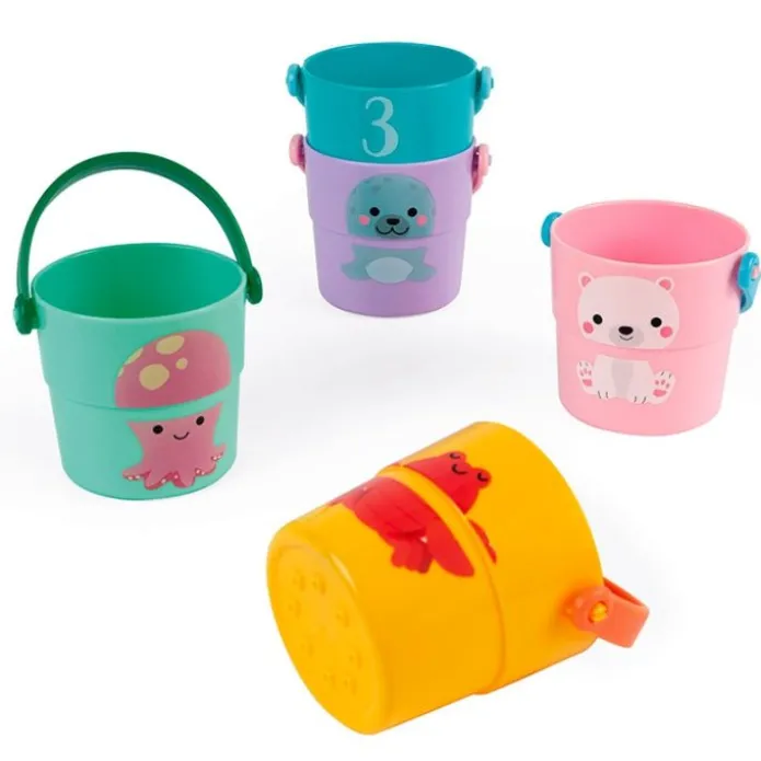Cubos de actividades para bañera - Janod