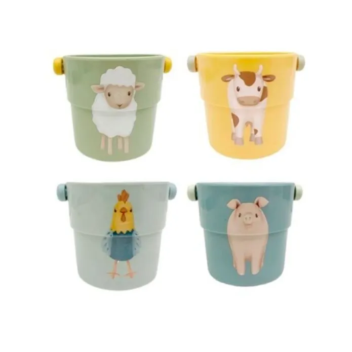 Cubos de actividades para bañera Pequeña Granja (4) - Little Dutch