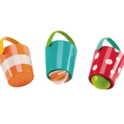 Cubos para bañera con drenaje (3) - Hape