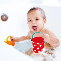 Cubos para bañera con drenaje (3) - Hape