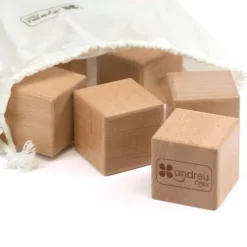 Cubos sensoriales de madera con sonido (10) - Andreu Toys