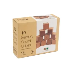 Cubos sensoriales de madera con sonido (10) - Andreu Toys