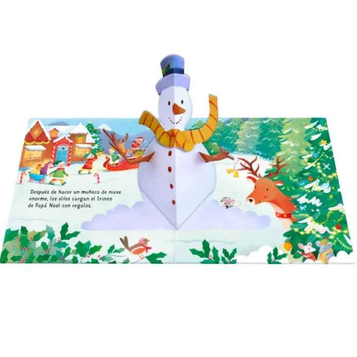 Cuento Pop-Up desplegable Navidad
