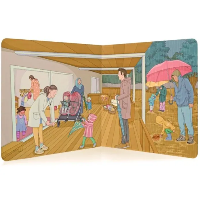 Cuento sin texto Un día de lluvia - Nowordbooks