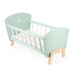 Cuna de madera para muñecas verde Zen - Janod