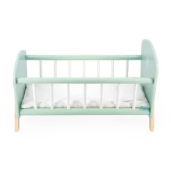 Cuna de madera para muñecas verde Zen - Janod