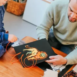 Decoración con luz naranja Kidyneon animales - Kidywolf