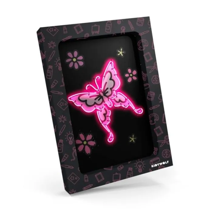 Decoración con luz rosa Kidyneon princesas - Kidywolf