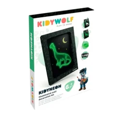 Decoración con luz verde Kidyneon dinosaurios - Kidywolf