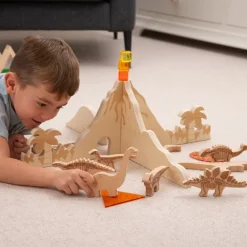 Dinosaurios de madera con esqueleto (10) - TickiT