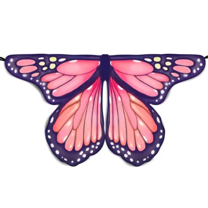 Disfraz capa alas de mariposa talla 4-6 - Great Pretenders