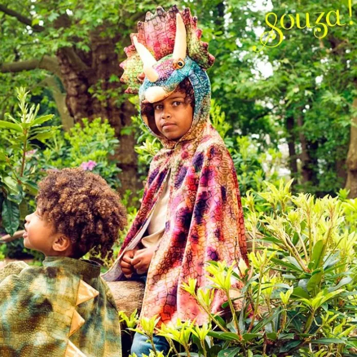 Disfraz capa de dinosaurio Triceratops talla 4-7 - Souza