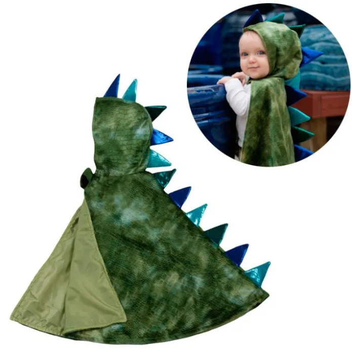 Disfraz capa de dragón dinosaurio talla 2-3 - Great Pretenders