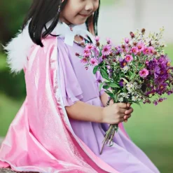 Disfraz capa de princesa rosa talla 4-6 - Great Pretenders