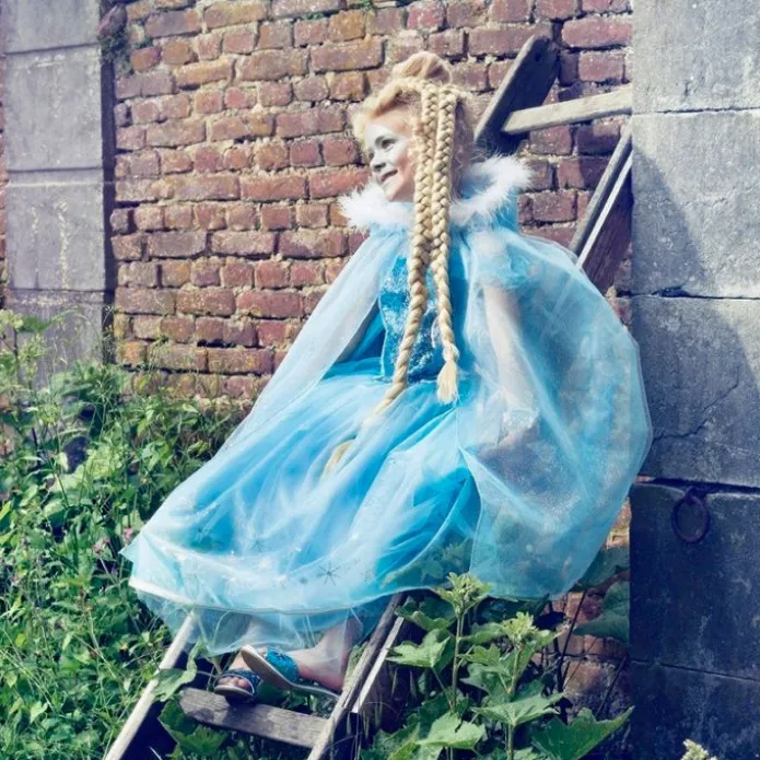 Disfraz capa de reina del hielo Frozen, talla 3-4 - Souza