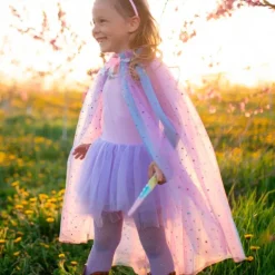 Disfraz capa de unicornio con diadema talla 4-6 - Great Pretenders
