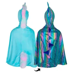 Disfraz capa reversible unicornio dragón talla 5-6 - Great Pretenders