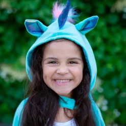 Disfraz capa reversible unicornio dragón talla 5-6 - Great Pretenders