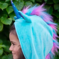 Disfraz capa reversible unicornio dragón talla 5-6 - Great Pretenders
