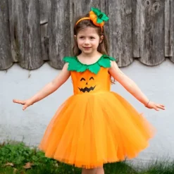 Disfraz de calabaza con diadema talla 2 - Great Pretenders