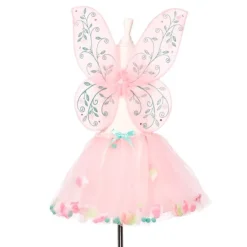Disfraz de hada con alas y tutú rosa. Talla 3-5 - Souza