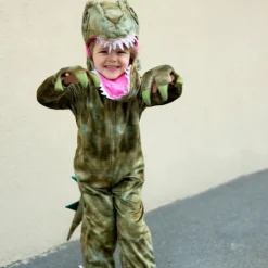 Disfraz mono de dinosaurio Velociraptor talla 4-6 - Great Pretenders