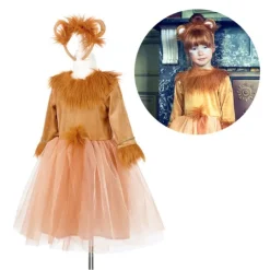 Disfraz vestido de leona talla 5-7 - Souza
