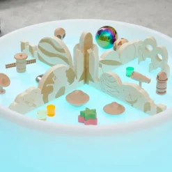 Divisores de madera Espacio para mesas de luz o minimundos - Tickit