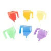 Embudos de colores translúcidos para agua y arena (6) - TickiT