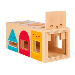 Encajable de madera caja de formas geométricas - Janod