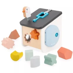 Encajable de madera Casita de pájaros con 8 formas - Janod