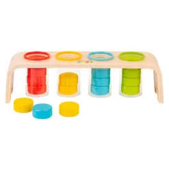 Encajable de madera con tubos para clasificar colores Essentiel - Janod