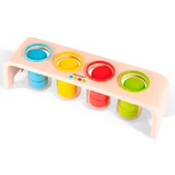 Encajable de madera con tubos para clasificar colores Essentiel - Janod