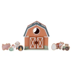 Encajable granero de madera con animales - Little Dutch