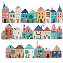 Escenarios con pegatinas Calles y casas (185) - Londji