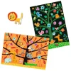 Escenarios con pegatinas reutilizables Animales Pilla-pilla - Djeco