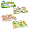 Escenarios tridimensionales con pegatinas reutilizables Granja - Djeco