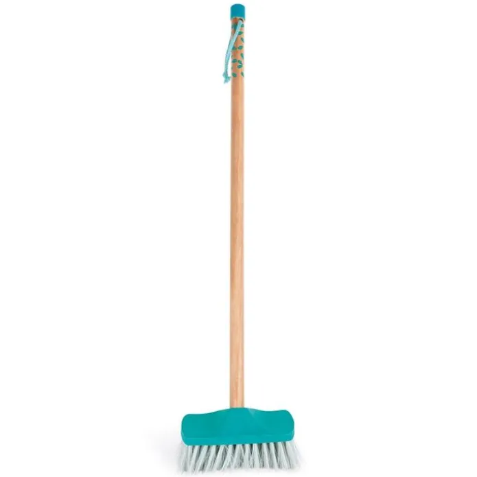 Escoba o cepillo de exterior de madera Happy Garden - Janod