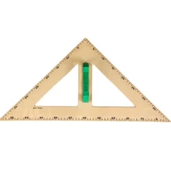 Escuadra gigante magnética de madera para pizarras - Wissner