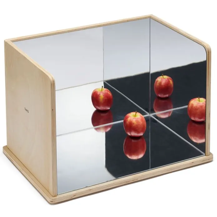 Espejo de experimentación de madera 47 x 32 cm - TickiT
