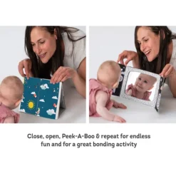 Espejo libro de tela para tummy time - Taf Toys