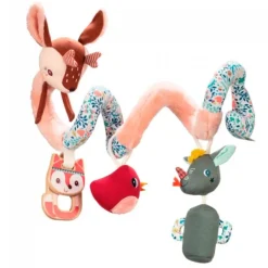 Espiral con actividades para cuna o carrito Bosque - Lilliputiens