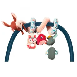 Espiral con actividades para cuna o carrito Bosque - Lilliputiens