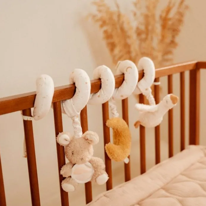 Espiral con actividades para cuna o carrito Newborn Naturals - Little Dutch