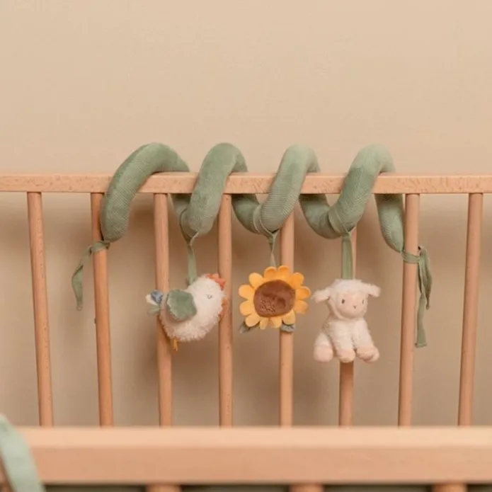 Espiral con actividades para cuna o carrito Pequeña granja - Little Dutch