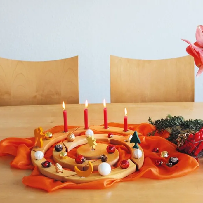 Espiral de madera para cumpleaños y adviento - Grimm's