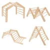 Estructura de escalada de madera modulable plegable Pikler Quadra - 509Crew