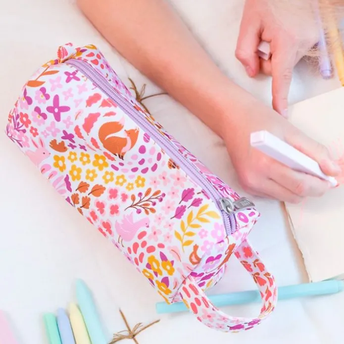 Estuche con asa Jardín de flores - A Little Lovely Company
