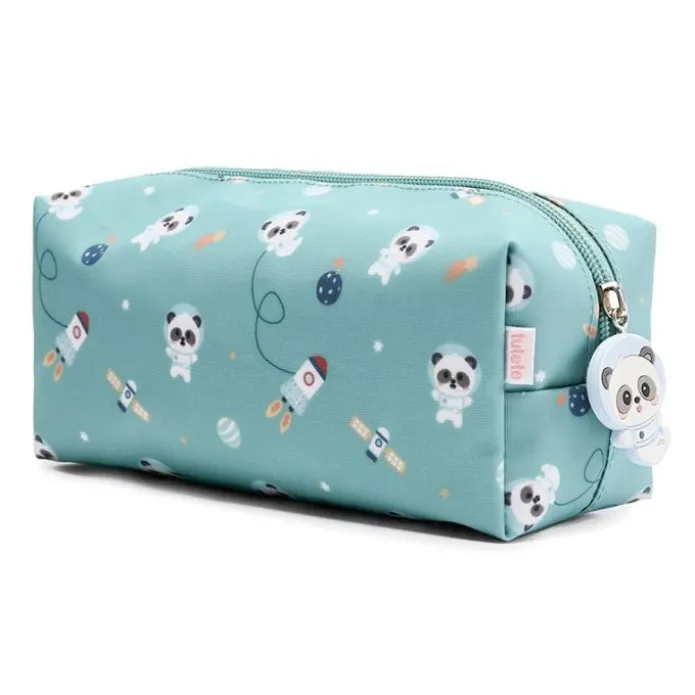 Estuche rectangular Pandas in Space - Tutete