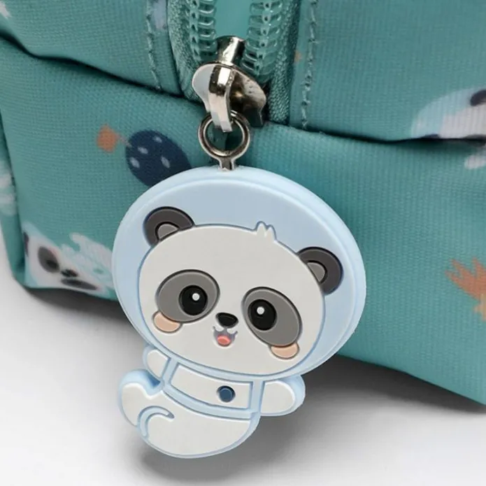 Estuche rectangular Pandas in Space - Tutete